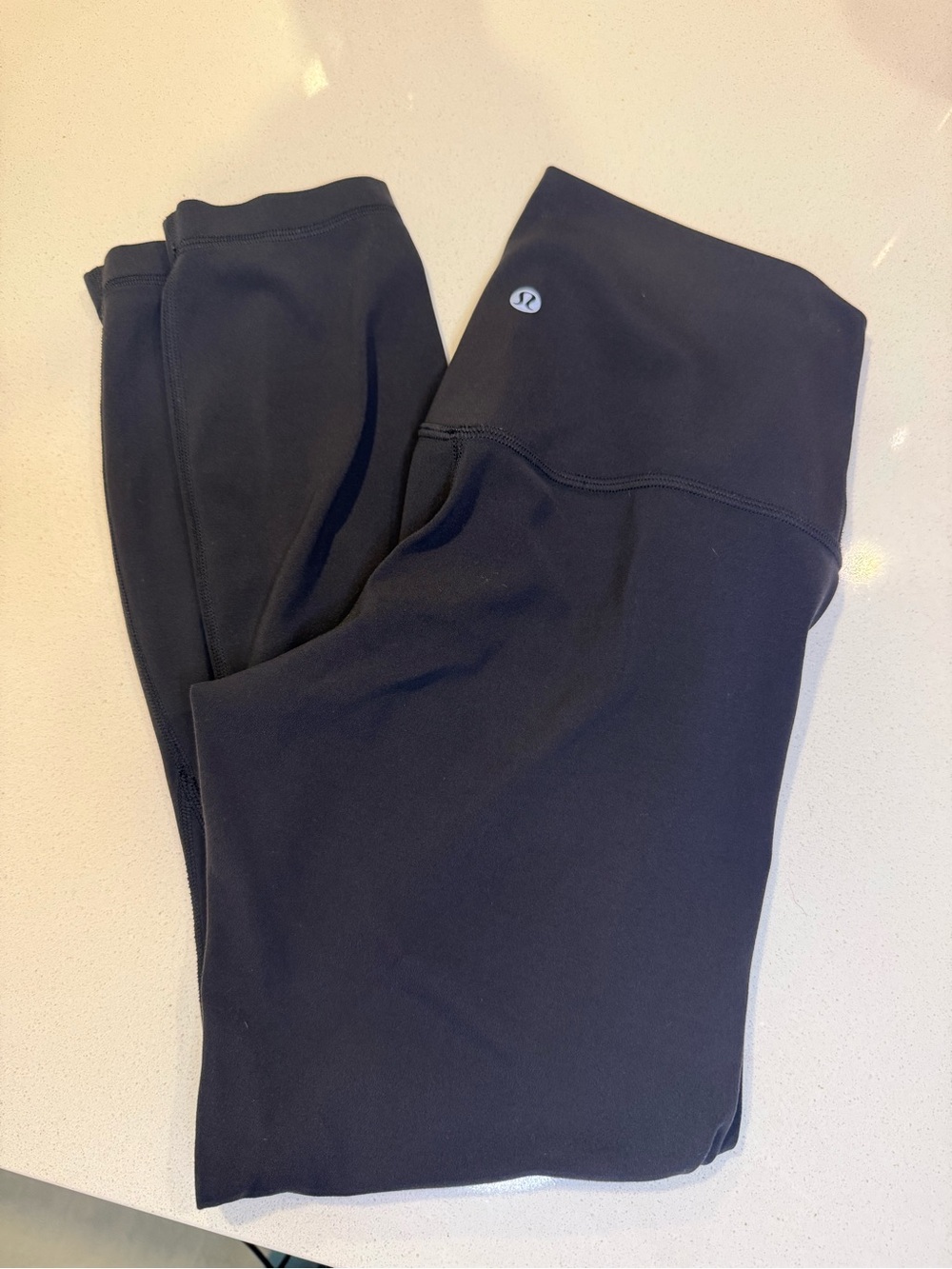 Lululemon Align Cropped Leggings Black 23 In Inseam Size 6